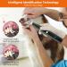 Ultrasonic Dog Teeth Cleaning Kit with LED Lamp - 5 Modes Tartar Remover for Pet Teeth Care | Remove Stains, Calculus | Dog Toothbrush Plaque and Tartar Remover - 3 Heads (Black) - Buy Online on GoSupps.com