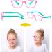 AetrvoHope Blue Light Blocking Glasses for Kids Children's Computer Glasses for Age 4-13 Unbreakable Frame Anti-Blue Ray Glasses With Case Anti UV400 & Eyestrain Pink - Buy Online on GoSupps.com