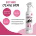 Lavender Calming Spray for Stressed and Anxious Dogs 250ml - Dog-Friendly Cologne to Neutralise Odours and Calm Anxious Pets - Buy Online on GoSupps.com
