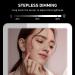 Jadazror Travel Mirror with Light | Detachable 3.5 10X & 20X Magnifying Mirrors | Portable Lighted Makeup Mirror with 3 Light Settings | USB Rechargeable | 9.85x7.5 Large Travel Makeup Mirror - Black - Buy Online on GoSupps.com