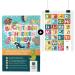 Wolff Kids Abc Schreiberncheft + ABC Poster I Learn with animals I 2 -in -1 letter post + ABC Issue I writing exercises I preschool - kindergarten - 1st class I school preparation