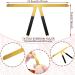 rumoe 2Piece Eyebrow Ruler 3-Point Positioning Ruler Eyebrow Golden Proportion Caliper Ruler Brow Caliper Measuring Tool Gold - Buy Online on GoSupps.com
