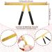 Srutueo 2Piece Eyebrow Ruler 3-Point Positioning Ruler Eyebrow Golden Proportion Caliper Ruler Gold - Buy Online on GoSupps.com