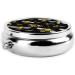 Bumble Bees Mini Round Pill Box - 3 Compartment Travel Organizer for Home & Office - Portable Medicine Case - Buy Online on GoSupps.com