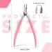Cuticle Nipper Stainless Steel Cuticle Trimmer Professional with Non-Slip Silicone Handle Spring Action Cuticle Clipper Extremely Sharp Cuticle Remover Tool for Nail Care(Pink) - Buy Online on GoSupps.com