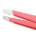 TWEEZERMAN Mini Tweezers with Hand-Filed Beveled Tip for Eyebrow Plucking - Geranium Color | International Shipping Available - Buy Online on GoSupps.com