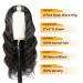 20 Inch U Part Human Hair Wig Body Wave | Brazilian Virgin Hair | Glueless | 150% Density | Natural Black Color - Buy Online on GoSupps.com