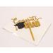 Gold Acrylic Congrats Grad Cake Topper for 2024 Graduation Party Decorations - Buy Online on GoSupps.com