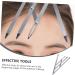FRCOLOR 1pc Eyebrow Ruler Mold Kit Eyebrow Stencil Kit Eyebrow Tattooing Ruler Forming Major - Buy Online on GoSupps.com