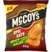 McCoy's Spicy Salsa Ridge Cut Crisps 65g - Box of 20 (Price Marked)