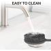 MateeyLife Silicone Body Scrubber with Handle | Exfoliating Shower Brush & Gentle Back Scrubber for a Refreshing Bath Experience - Gray - Buy Online on GoSupps.com