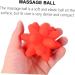 Magiclulu Star Fitness Ball - Portable Massage Roller & Coordination Training Tool | Elastic Silicone Pilates Ball (8x8cm) - Foot Massager in Red - Buy Online on GoSupps.com