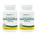 NaturesPlus Niacinamide 1000 mg - 90 Sustained Release Tablets Pack of 2 - Supports Immune & Skin Health Energy Production & Brain Function - Vegetarian Gluten Free - 180 Total Servings 90 Tablets (Pack of 2)