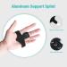 Trigger Finger Splint - Support Brace for Pain Relief Alleviating Locked & Bent Fingers Tendonitis & Stiffness - Adjustable Knuckle Wrap - Black - Buy Online on GoSupps.com