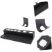 IWOWHERO Curling Iron Rack Hair Curler Rack Styler Holder Curler Wall Rack Kickstand Stainless Steel Black - Buy Online on GoSupps.com