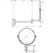 Hansgrohe AddStoris Shaving Mirror Matt White 41791700 - No LED Light - Buy Online on GoSupps.com