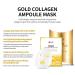 SNP Gold Collagen Ampoule Beauty Mask - 10 Sheets, 25ml Each for Youthful Skin - Buy Online on GoSupps.com