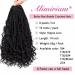 Boho Box Braids Crochet Hair 14 inch 8 Packs - Curly Ends Goddess Box Braids for Black Women | 1B# Color - Buy Online on GoSupps.com