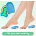 Sibba 4 Pcs Children Heel Cups - Arch Support Insoles for Comfort | Non-Slip Silicone Shoe Inserts | Breathable Cushion Sole Protectors for Little Sports - Buy Online on GoSupps.com