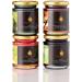 Caravella Fine Food - Pack x 4 Acacia Honey with Chilli 250g Acacia Honey with Mint 250g Acacia Honey with Blueberries 250g Chocolate Acacia Honey 250g - 100% Italian - Flavored Honey - Buy Online on GoSupps.com