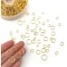 1500Pcs Mixed Sizes Open Jump Rings for Jewelry Making with Storage Box & Tool - Gold Finish - Buy Online on GoSupps.com