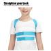 Posture Corrector Adjustable Posture Corrector Breathable Upper Back Support Brace Clavicle Support Hunchback Straightener for Children Body Correction(M) favorite gift lofty ambition - Buy Online on GoSupps.com