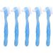 Ververt Touch Denture Cleaning Brush Set - 5-Part ProStese Double-Sided Cleaning Brush for Elderly | Portable & Travel-Friendly | Essential Blue Care Tool - Buy Online on GoSupps.com