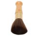 Omabeta Face Neck Duster Sturdy Handle Barber Neck Duster Brush Ergonomic Nylon Bristles Skin Friendly for Salon