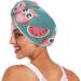 Cute Owl Watermelon Hair Towel 2 Pack - Super Absorbent Quick Dry Hair Turbans for Women & Girls - Buy Online on GoSupps.com