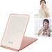 Folding LED Makeup Mirror Rechargeable Travel Makeup Mirror with LED Lights 3 Light Colors Stepless Dimming Touch Switch USB Rechargeable Mirror Rose Gold - Buy Online on GoSupps.com