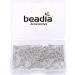 BEADIA Platinum Plated Open Eye Pins 20mm 200pcs - Non Tarnish Jewelry Making Findings - Buy Online on GoSupps.com