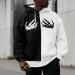 Teen Boys Casual Black & White Print Hoodie | Long Sleeve Pocket Hooded Blouse | 3X-Large - Buy Online on GoSupps.com