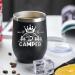 Coolertaste King Of The Camper Wine Tumbler - 12oz Happy Camper Gift for Campers Outdoors - RV Hiking Camping Coffee Mug - Buy Online on GoSupps.com