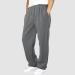 Buy Rumaozia Men's Baggy Cotton Sweatpants - Breathable Wide Leg Jogging & Yoga Pants with Pockets - Classic Training Gray - Buy Online on GoSupps.com