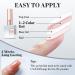 Double Rhythm Gel Polish | 15ML Sheer Neutral Milky White Jelly Nail Art - DIY at Home - Buy Online on GoSupps.com