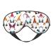 Xmas Funny Gnomes Print Soft Adjustable Sleep Eye Mask Blackout Silk Light Pressure Blindfold for Men Women