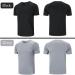 Buy Cimic Sport T-Shirts for Men - Quick-Drying Breathable Fitness Shirts | 3 or 5 Pack | Short Sleeve Running Tees in Black Gray Green Marine Blue - Buy Online on GoSupps.com