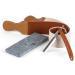 Grandslam Handmade Straight Razor Kit with Sharpened 420 Steel Blade and Leather Strop - Knife Sharpener Included - Buy Online on GoSupps.com