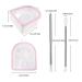 3-in-1 Professional Nail Soaking Bowl for Acrylic Nails - Gel Polish Remover & Cuticle Care Set - Salon-Quality Manicure at Home - Universal Pink Bowl - Buy Online on GoSupps.com