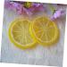 Levemolo 30pcs Mini Lemon Slices Yellow Lemon Slices Teeth Holder Toys Fruit Plastic Fake - Buy Online on GoSupps.com