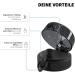 720 DGree Original Replacement Lid for Uberbottle - Size L (650ml 1000ml 1500ml 2000ml 2300ml) - Black Sports Lid Compatible with Simplbottle - Buy Online on GoSupps.com