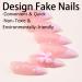 24Pcs Cute Pink French Press On Nails - Almond Shape Bow & Pearl Design - Luxury False Nails for Women - Full Cover Acrylic Manicure Accessories - Buy Online on GoSupps.com