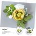 POPETPOP bridal hair accessories bridal headpieces for wedding Hair Side Comb Wedding Bridal Headpiece Bridal Headdress hair teasing comb bridal hair clip bride silk flower hair comb - Buy Online on GoSupps.com