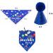 Dog Birthday Bandana Hat Set | Party Supplies for Small & Medium Dogs | Cute Blue Scarf for Puppy Celebrations - Buy Online on GoSupps.com