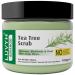 Tea Tree Skin Clearing Face Scrub & Moisturizer Cream for Women and Men Exfoliate scrub for Deep Cleansing Blackhead Tan cleaner Glowing Skin -100 gm