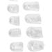 30 Pcs Transparent Rubber Toe Protectors for Scorpions - Superior Protection & Comfort - Buy Online on GoSupps.com