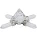 Nupuyai Energy Generator Pyramid - 4 Points Rock Crystal Healing Stone for Reiki Meditation | International Shipping Available - Buy Online on GoSupps.com