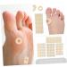 KOMBIUDA 4sheets Latex Corn Stickers Stickers Toe Corn Pad Corn Pads for Toe Cushions Toe Separator Gel Corn Toe Corn Remover Toe Pad Bunion Pads Foot Patch Latex Sponge Feet - Buy Online on GoSupps.com