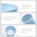 CEEFU Extra Wide Elevated Cat Bowls - Ceramic Cat Food Bowl 6.2" Raised Cat Food Bowls Elevated Shallow Cat Food Dish Whisker Fatigue Lead & Cadmium Free 5" Good Height for Cat Feeding Blue Baby Blue - Buy Online on GoSupps.com