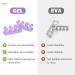 Toe Separators for Women - Silicone Pedicure Spacers & Gel Toe Spreaders for Nail Polish & Toenail Painting (2 Pairs - Buy Online on GoSupps.com